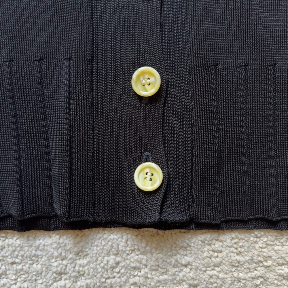Vintage 90's Black Knit Vest - Picture 5 of 6